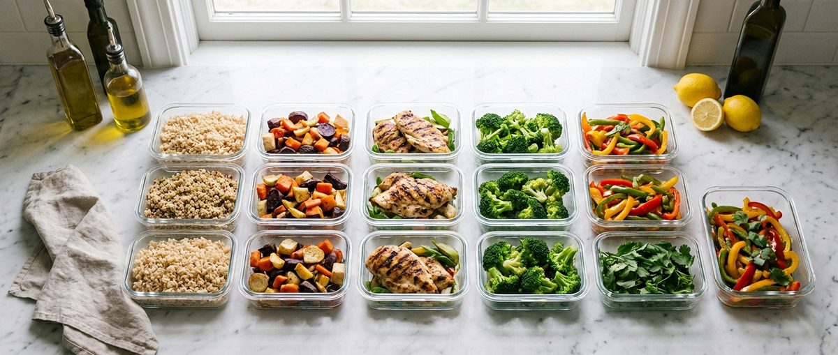 Meal prep recepten in bakjes