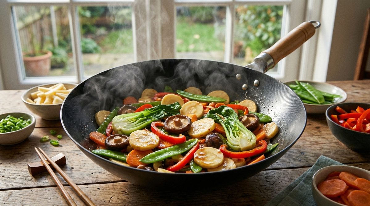 Pastinaak wokmaaltijd