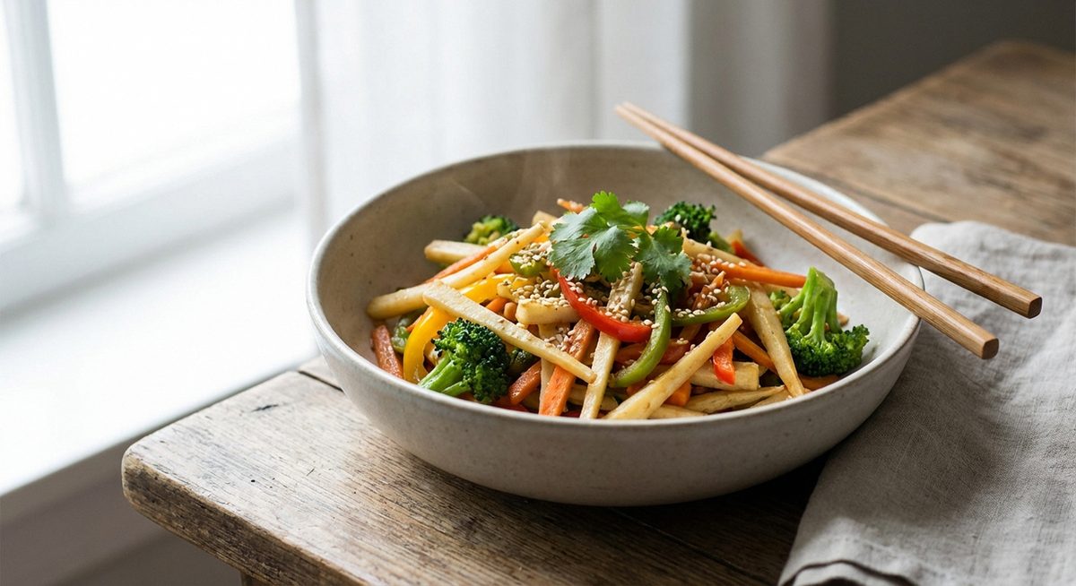 Wokmaaltijd Pastinaak